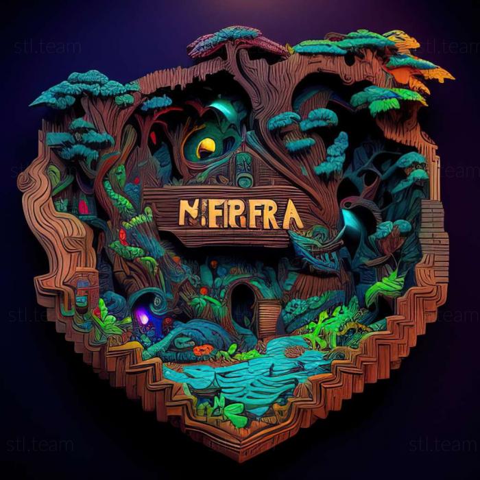 3D model Terraria Otherworld game (STL)